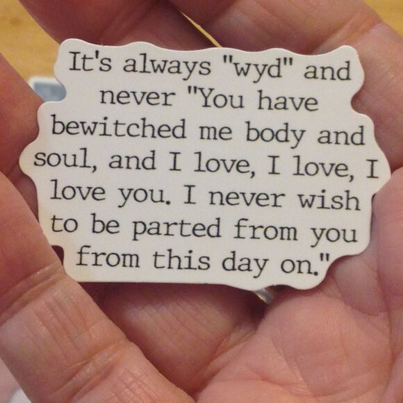 Stickers, English Romance 12 stickers for computer, crafts, locker, etc - Picture 4 of 6